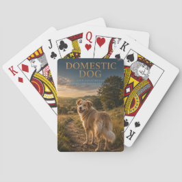 Baralho Cachorro Doméstico Caminho Campestre ANIMALS Poker