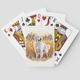 Baralho Cachorro Retriever Golden Branco