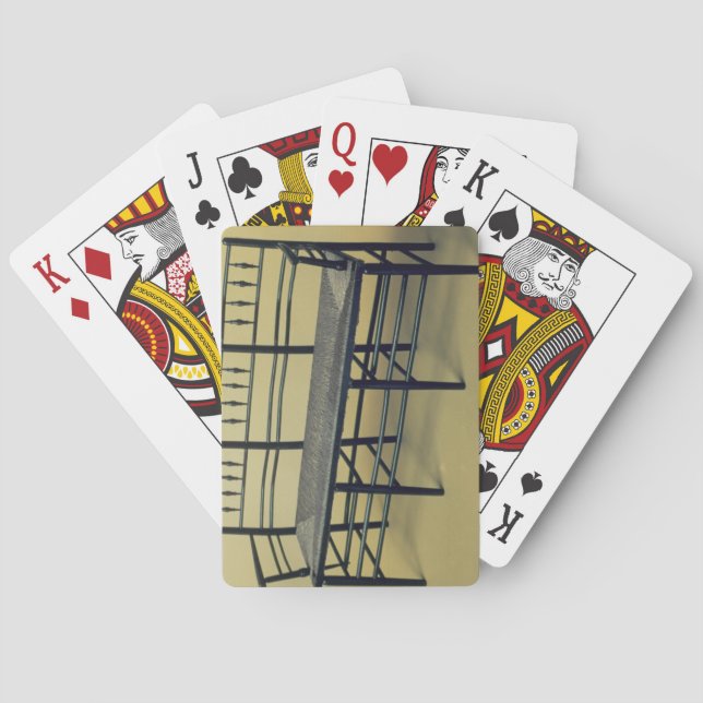 Baralho Cadeira assada em ponto de rusga do Sussex (madeir (Verso)