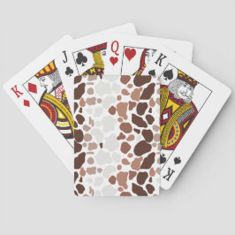 Baralho Café com Creme Abstrato Mosaico