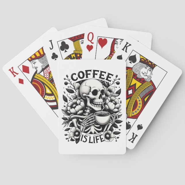 Baralho Café É Vida (Verso)