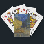 Baralho Café Terrace à noite por Vincent van Gogh<br><div class="desc">Café Terrace à Noite. Pintado em 1888 por Vincent van Gogh. Esta imagem está no dominio público.</div>