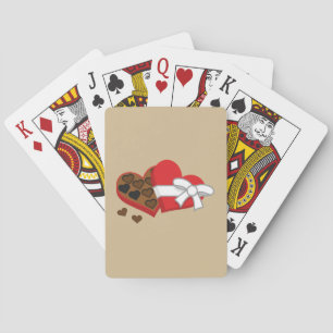 Baralho Caixa de Presente de Chocolate Cardíaco - Reproduç