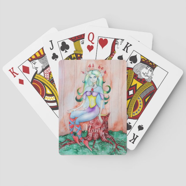 Baralho Caixa de Presente de Fantasy Pixie Fairy Thunder_C (Verso)