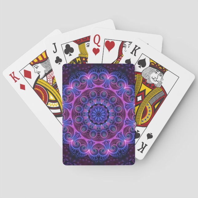 Baralho Caleidoscópio Apofise Mandala Corações (Verso)