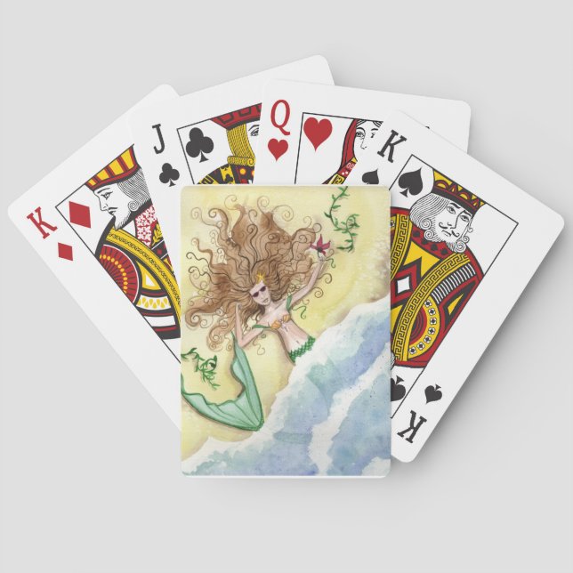 Baralho Camilo Grimshaw lavado acima dos cartões de jogo (Verso)