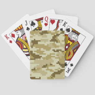 Baralho Camuflagem/Camo do deserto de 8 Digitas do pixel