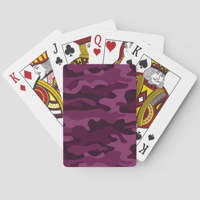 Baralho Camuflagem Monocor Roxa Tiriana (Verso)