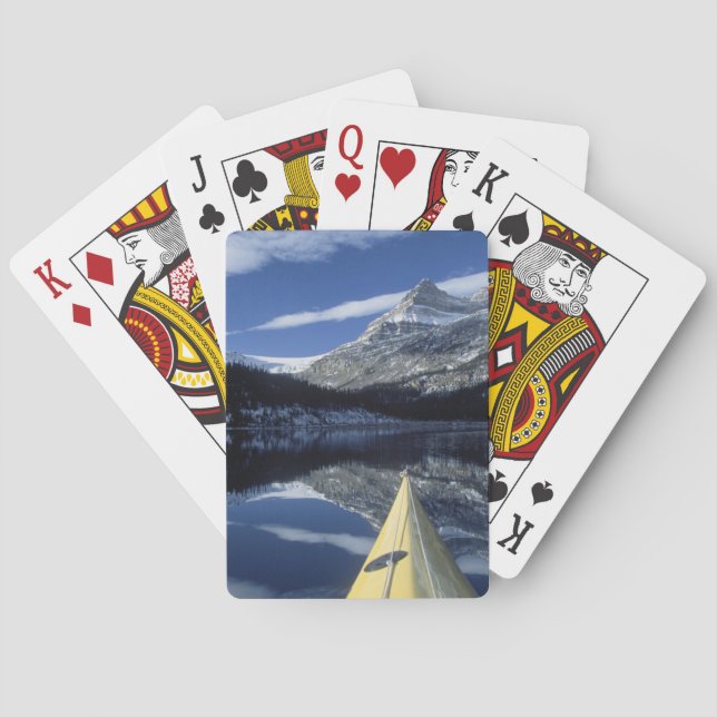Baralho Canadá, Colúmbia Britânica, Banff. Proa de caiaque (Verso)