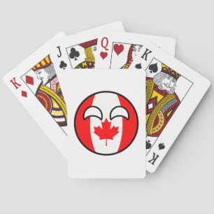 Baralho Canadá Geeky de tensão engraçado Countryball