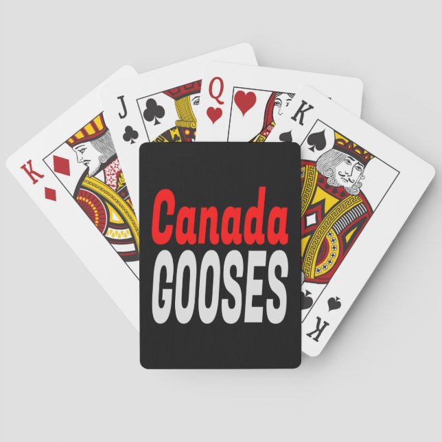 Baralho Canadá Gooses - Letra Kenny Funny Novelty (Verso)
