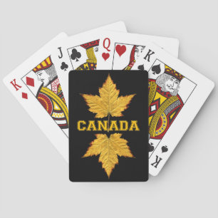 Baralho Canadá Jogando Cartões Canadá Cartões de Souve