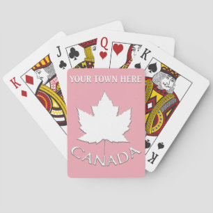 Baralho Canadá Jogando Cartões - Cartões Personalizados