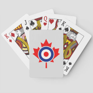 Baralho Canadiano Maple Leaf Roundel Mod CANADA