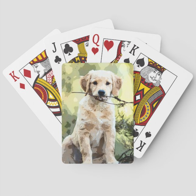 Baralho Cão, Cãozinho, Natureza (Verso)