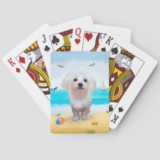 Baralho Cão Maltês na Praia