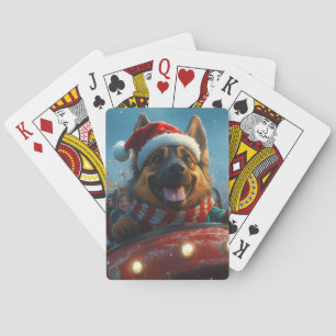 Baralho Cão Pastor Belga Montanha-russa Natal