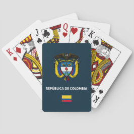 Baralho Capa de telefone passaporte da Colômbia