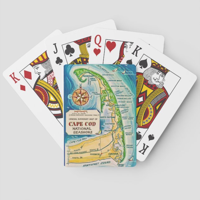 Baralho Cape Cod National Seashore Playing Cards (Verso)