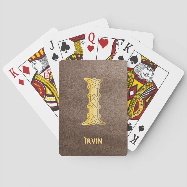 Baralho Capital Decorativo do Nó Celta do século XVI I (Verso)