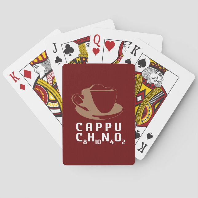Baralho Cappuccino químico (Verso)