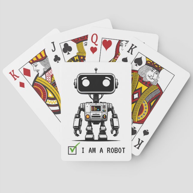 Baralho Captcha Robot – I am a Robot (Verso)