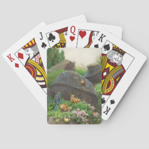 Baralho Caracóis em um Jardim Rock (por H.A. Brendekilde)