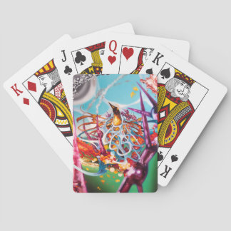 Baralho Caras padrão antárcticas do índice dos cartões de