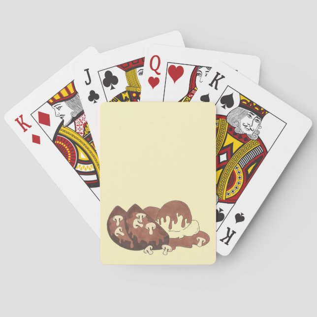 Baralho Carne e Batatas Meatloaf Moshroom Gravy Diner (Verso)