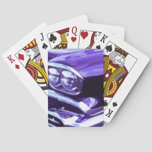 Baralho Carro clássico: Chevrolet 1958 (Verso)