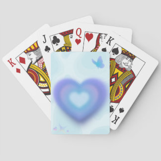 Baralho 🩵 Carta de Jogar Coração Sonho Mirtilo 💙✨