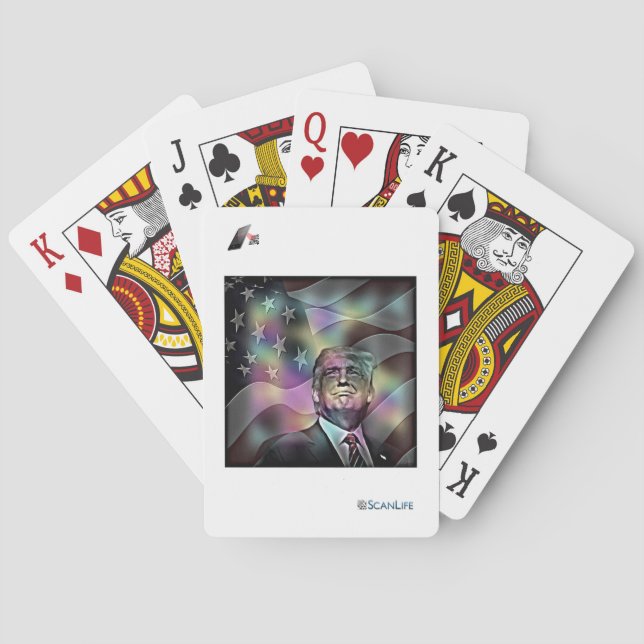 Baralho Carta inteligente de Donald Trump (Verso)