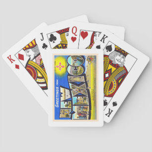 Baralho Carta Postal 2 no Novo México NM Grande