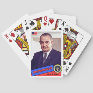 Baralho Cartão de beisebol de Lyndon B. Johnson