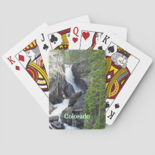 Baralho Cartão de Jogada em Waterfall do Colorado