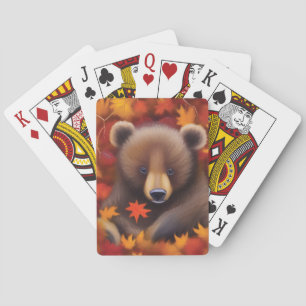 Baralho Cartão de Reprodução de Urso Bonito