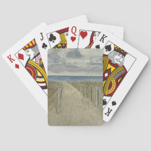 Baralho Cartas Clássicas com Tema de Praia