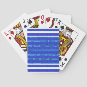 Baralho Cartas Clássicas de Jogar com Listras Geométricas
