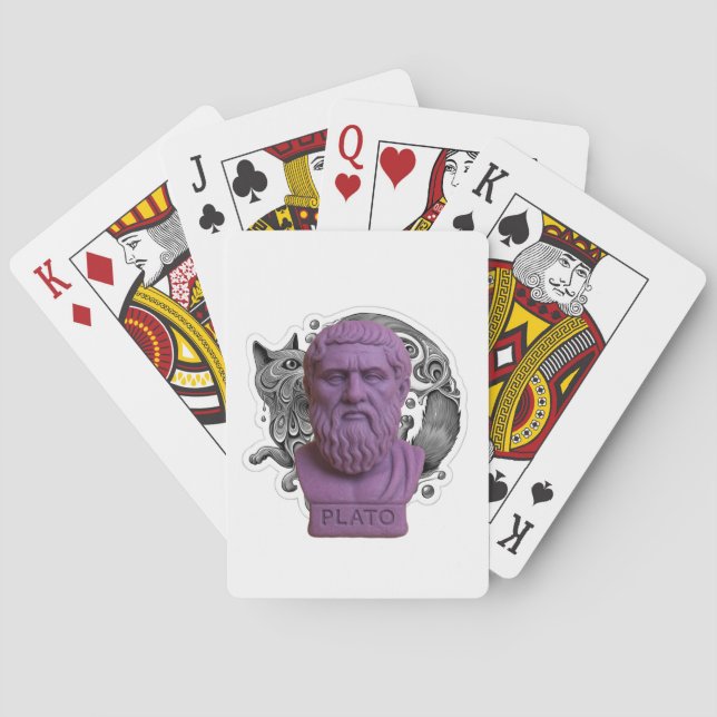 Baralho Cartas Clássicas de Jogar da Caverna de Platão Exp (Verso)