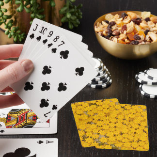 Baralho Cartas Clássicas de Jogar Flores Amarelas