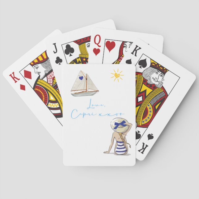 Baralho Cartas Clássicas de Jogar Love, Capri xxoo (Verso)