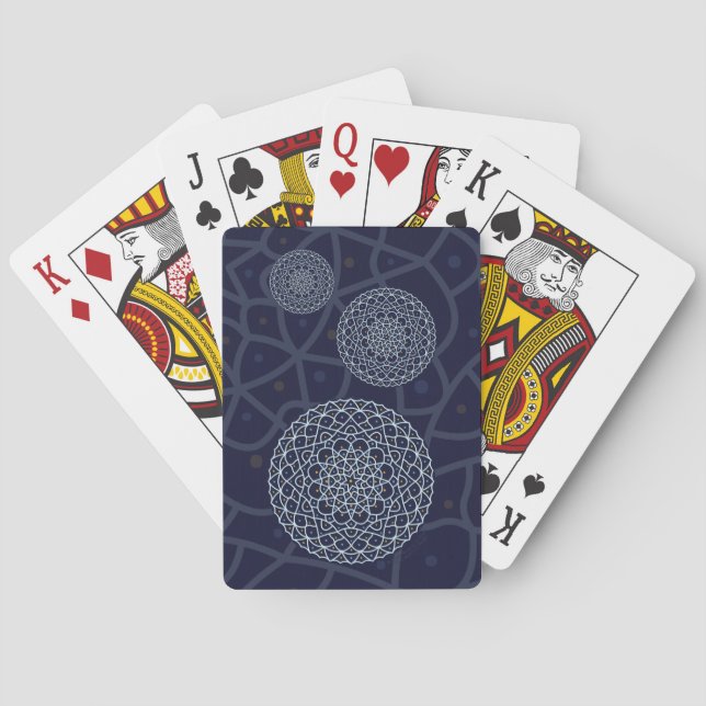 Baralho Cartas Clássicas de Jogar Noite Celestial (Verso)