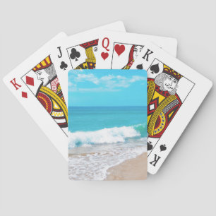 Baralho Cartas Clássicas de Jogar Ondas da Praia
