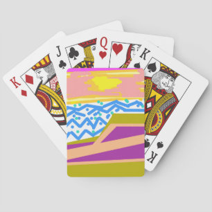 Baralho Cartas Clássicas de Jogar Purple Yacht Blue Waves