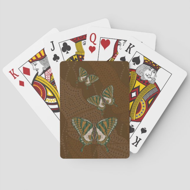 Baralho Cartas Clássicas de Jogar Swallowtail Aborígene (Verso)