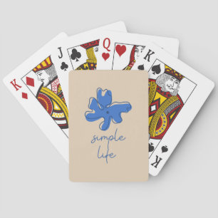 Baralho Cartas Clássicas de Minimalismo de Vida Simples