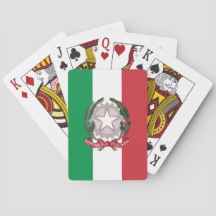 Baralho Cartas da Bandeira Italiana, Jogos, Cartas de Bara
