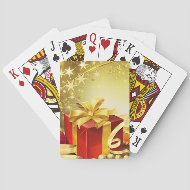 Baralho Cartas de feliz Natal (Verso)