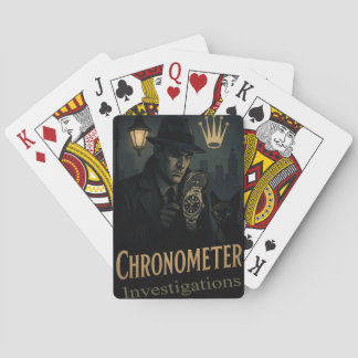 Baralho Cartas de Investigação Cronômetro