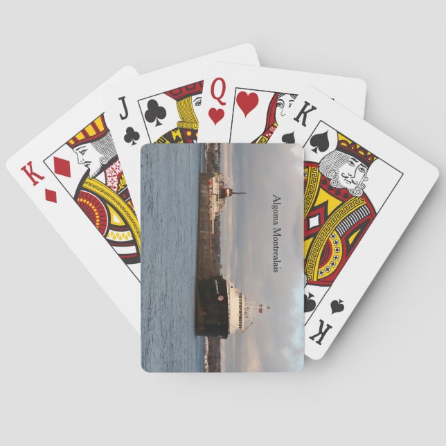 Baralho Cartas de jogar Algoma Montrealais (Verso)